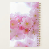 Roze Cherry Blossom Photo - Monogramed Planner (Achterkant)