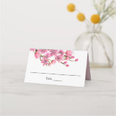 Roze Cherry Blossom Plaatskaartje (Voorkant)