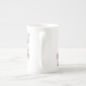 Roze Cherry Blossom Porselein Kop (Achterkant)