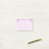 roze Cherry Blossom Post-it® Notes (Op bureau)