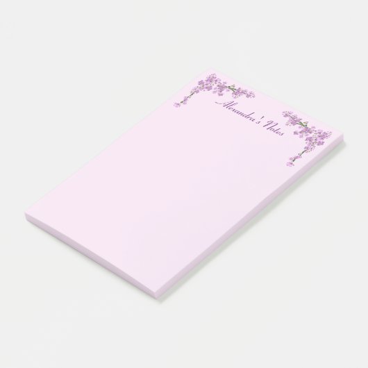  roze Cherry Blossom Post-it® Notes (Schuin)