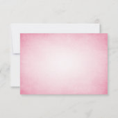 Roze Cherry Blossom  Response Card RSVP Kaartje (Achterkant)