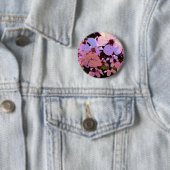 Roze Cherry Blossom Ronde Button 5,7 Cm (In situ)