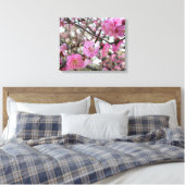 Roze Cherry Blossom / Sakura / サ ク ラ(桜) Canvas Afdruk (Insitu (Slaapkamer))