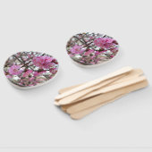 Roze Cherry Blossom / Sakura / サ ク ラ(桜) Handwaaier (Niet-gemonteerd)