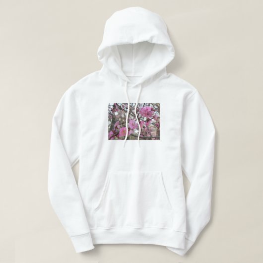 Roze Cherry Blossom / Sakura / サ ク ラ(桜) Hoodie (Design voorkant)