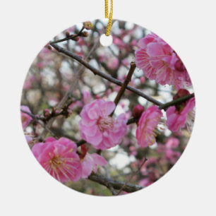 Roze Cherry Blossom / Sakura / サ ク ラ(桜) Keramisch Ornament