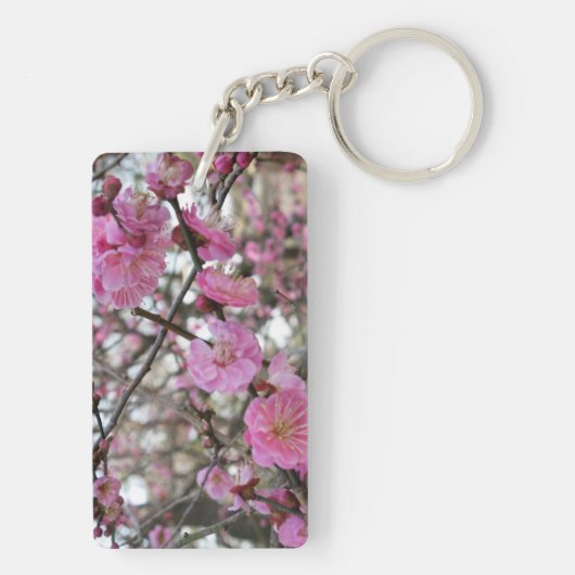 Roze Cherry Blossom / Sakura / サ ク ラ(桜) Sleutelhanger (achterkant)