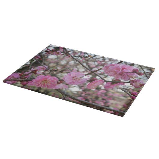 Roze Cherry Blossom / Sakura / サ ク ラ(桜) Snijplank (Hoek)