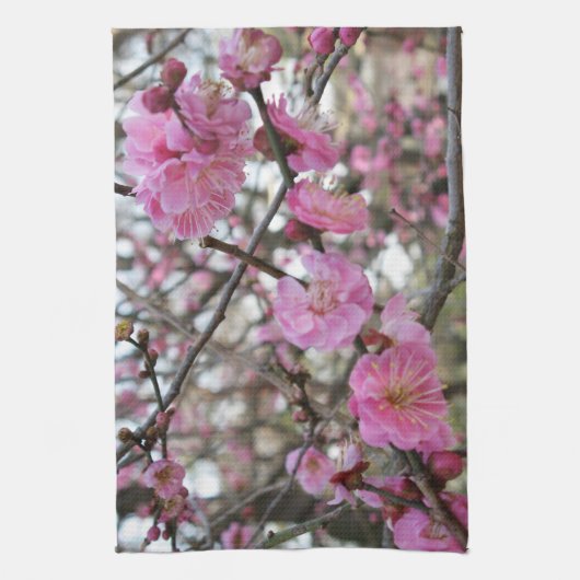 Roze Cherry Blossom / Sakura / サ ク ラ(桜) Theedoek (Verticaal)