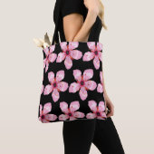 Roze Cherry Blossom Sakura Asian Floral Pattern Tote Bag (Dichtbij)