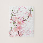 Roze Cherry Blossom Sakura Legpuzzel (Verticaal)