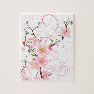 Roze Cherry Blossom Sakura Legpuzzel