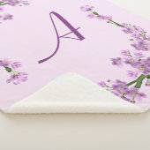  roze Cherry Blossom Sherpa Deken (3/4)