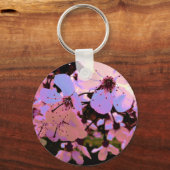 Roze Cherry Blossom Sleutelhanger (Voorkant)