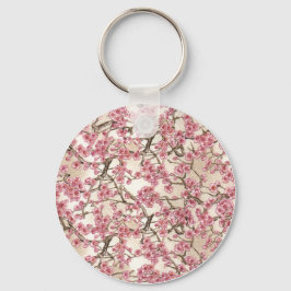 Roze Cherry Blossom Sleutelhanger