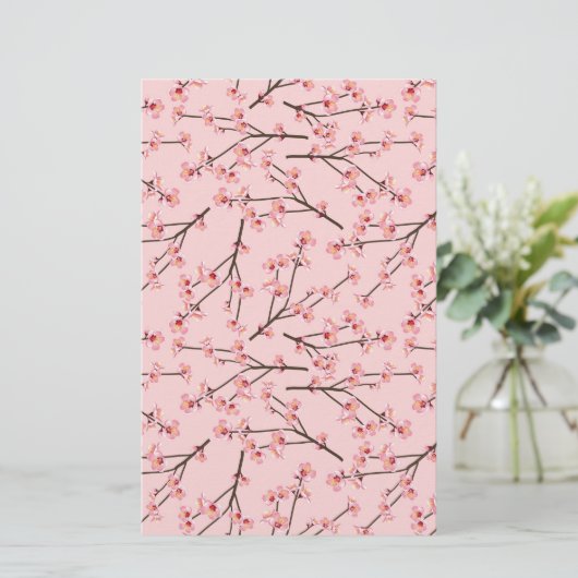 Roze Cherry Blossom Soap Wrap Papier (Staand voorkant)