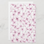 Roze Cherry Blossom Soap Wrap Papier (Voorkant / Achterkant)