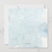 Roze Cherry Blossom Square Weddenschap Kaart (Achterkant)