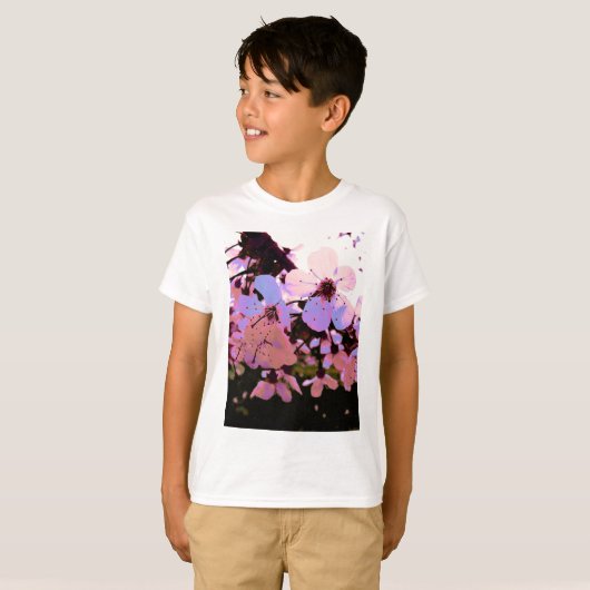 Roze Cherry Blossom T-shirt (Voorkant volledig)