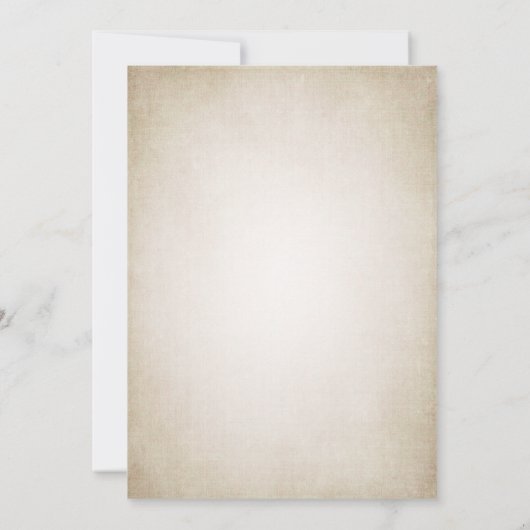 Roze Cherry Blossom Tan Wedding Kaart (Achterkant)