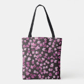 Roze Cherry Blossom Tote Bag (Achterkant)