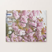 Roze Cherry Blossom Tree Islington Verenigd Konink Legpuzzel (Horizontaal)