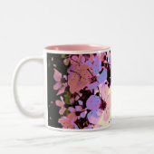 Roze Cherry Blossom Tweekleurige Koffiemok (Links)