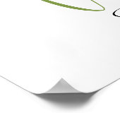 Roze Cherry Blossom Vrijgezellenfeest Poster (Hoek)