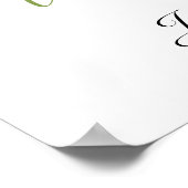 Roze Cherry Blossom Vrijgezellenfeest Poster (Hoek)