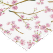  roze Cherry Blossom Waterverf Patroon Tafelkleed (Gekanteld)