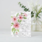 Roze Cherry Blossom Wedding (Staand voorkant)