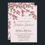 Roze Cherry Blossom Wedding Invitation Kaart<br><div class="desc">Deze bruiloft uitnodigingen zijn voorzien van roze kersenbloesem bloemen. Ze maken deel uit van een bruiloft collectie met bijpassende bruiloft briefpapier en geschenken. Bezoek de huwelijkspagina's in onze winkel om het volledige assortiment bruids- en huwelijksproducten te zien die u kunt personaliseren voor uw collectie.</div>