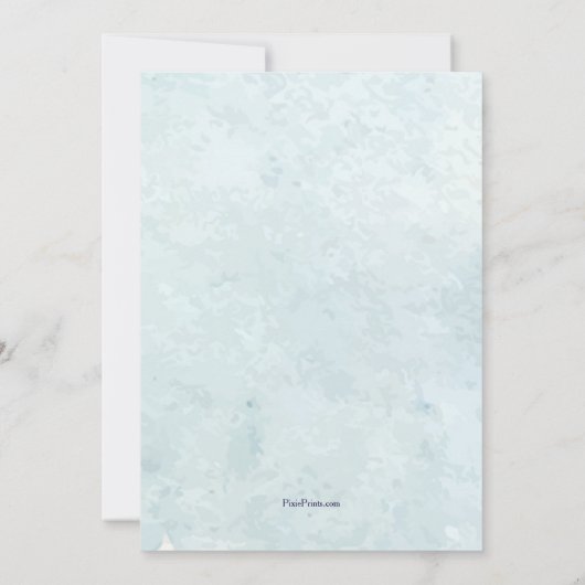 Roze Cherry Blossom Wedding Invitation Kaart (Achterkant)