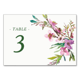 Roze Cherry Blossom Wedding Kaart