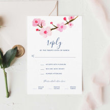 Roze Cherry Blossom Wedding