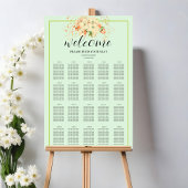 Roze Cherry Blossom, Wedding Seating Chart Poster