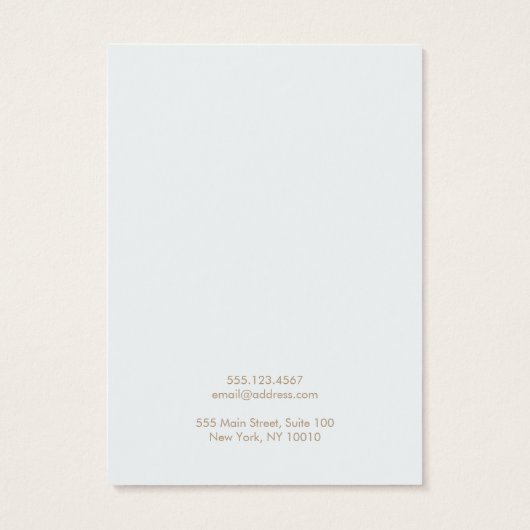 Roze Cherry Blossoms Floral Earring Display Card Visitekaartje (Achterkant)