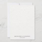 Roze Cherry Blossoms florale romantische bruiloft Kaart (Achterkant)