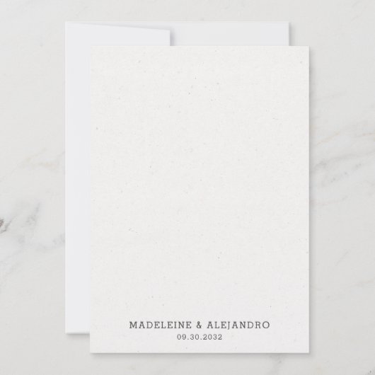 Roze Cherry Blossoms florale romantische bruiloft Kaart (Achterkant)