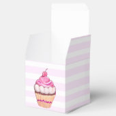 Roze Cherry Cupcake Box Bedankdoosjes (Geopend)