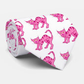 Roze Chesie, Roze Chesie, Roze Chesie, Roze Che... Stropdas (Opgerold)