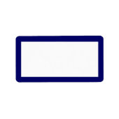 Roze Chevron adreslabel Etiket (Voorkant)