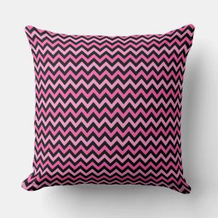 Roze Chevron Borstkanker Bewustzijn Patroon Kussen