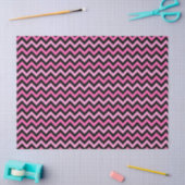 Roze Chevron Borstkanker Bewustzijnspatroon Tissuepapier (Craft)