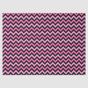 Roze Chevron Borstkanker Bewustzijnspatroon Tissuepapier