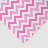 Roze Chevron Borstkanker Bewustzijnspatroon Tissuepapier (Detail)