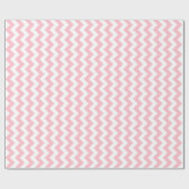 Roze Chevron Cadeaupapier (Vlak)