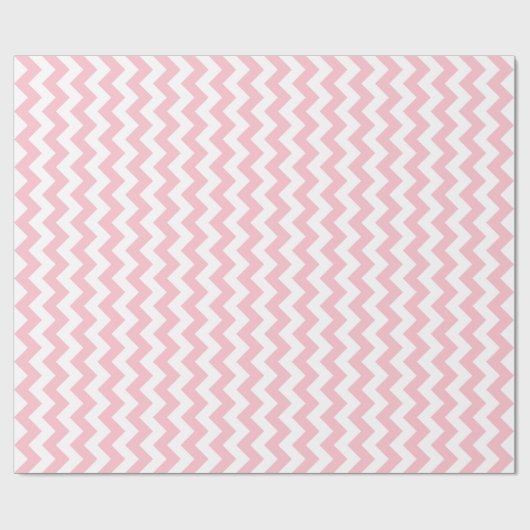 Roze Chevron Cadeaupapier (Vlak)
