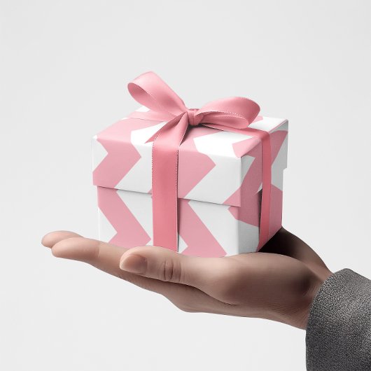 Roze Chevron Cadeaupapier